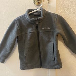 Columbia fleece zipper grey toddler 2T